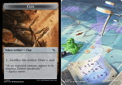 Clue Token (016) // Art Card (043) - Foil